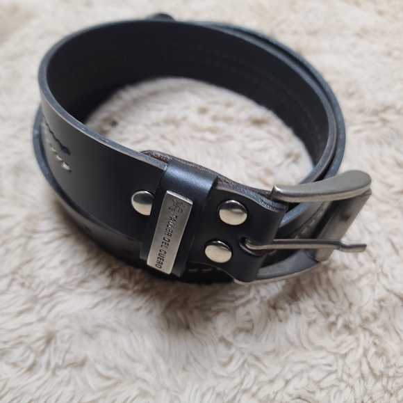 taller del cuero Other - Taller Del CuerpMen's Black Leather Belt Size 40